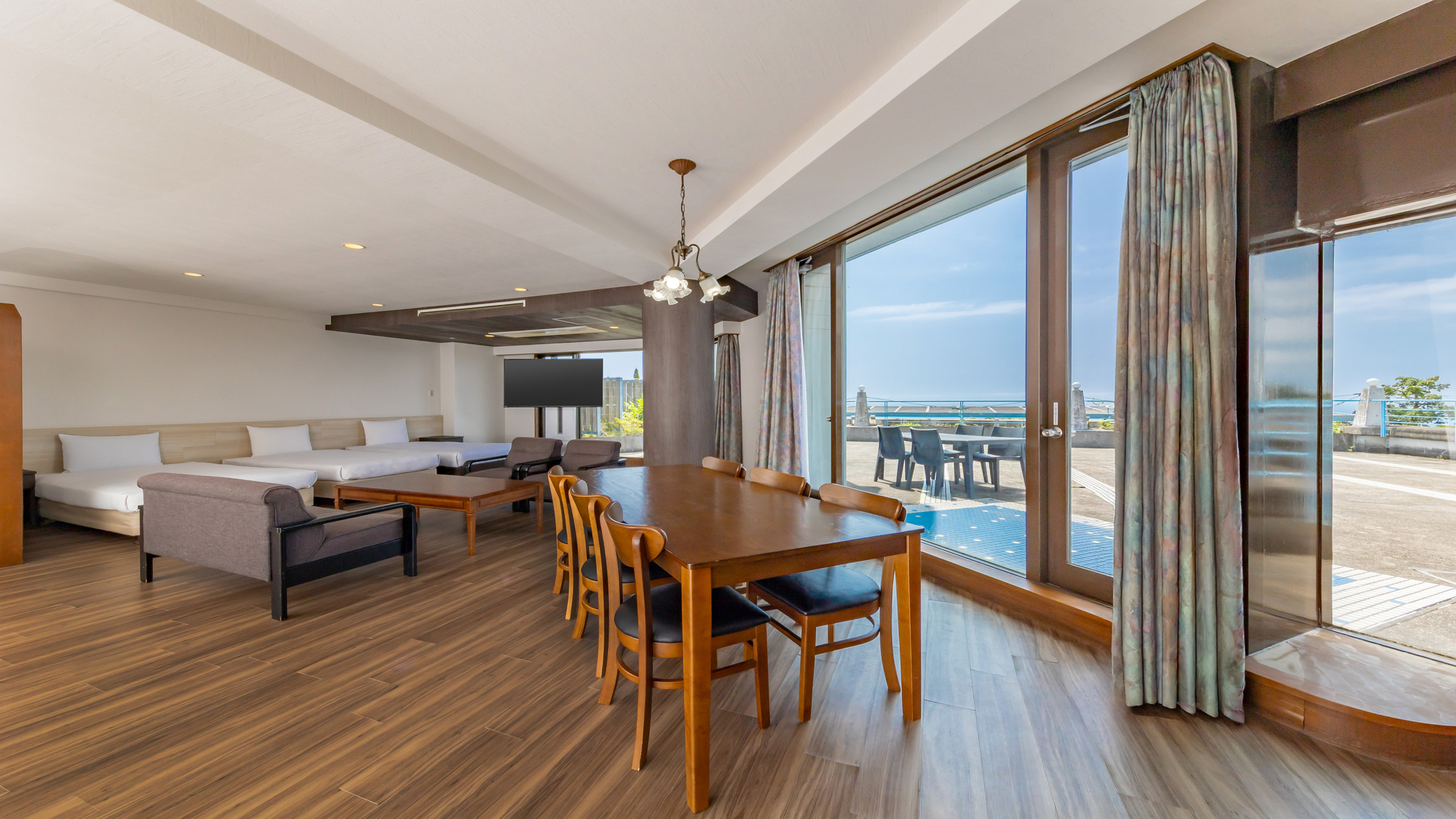 ◇【ルーフテラス付オーシャンビュー】プレミアム洋室5ベッド