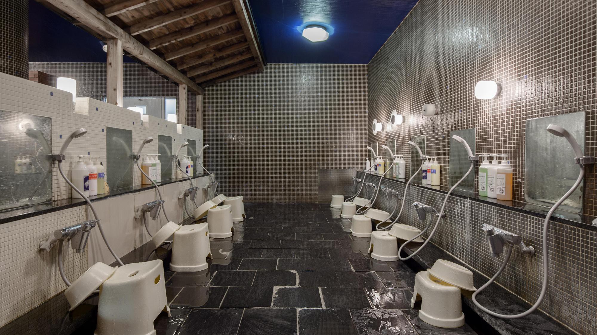 【温泉大浴場】洗い場