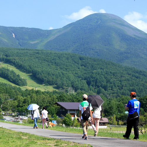 ■ Mt. Tateshina and the promenade
