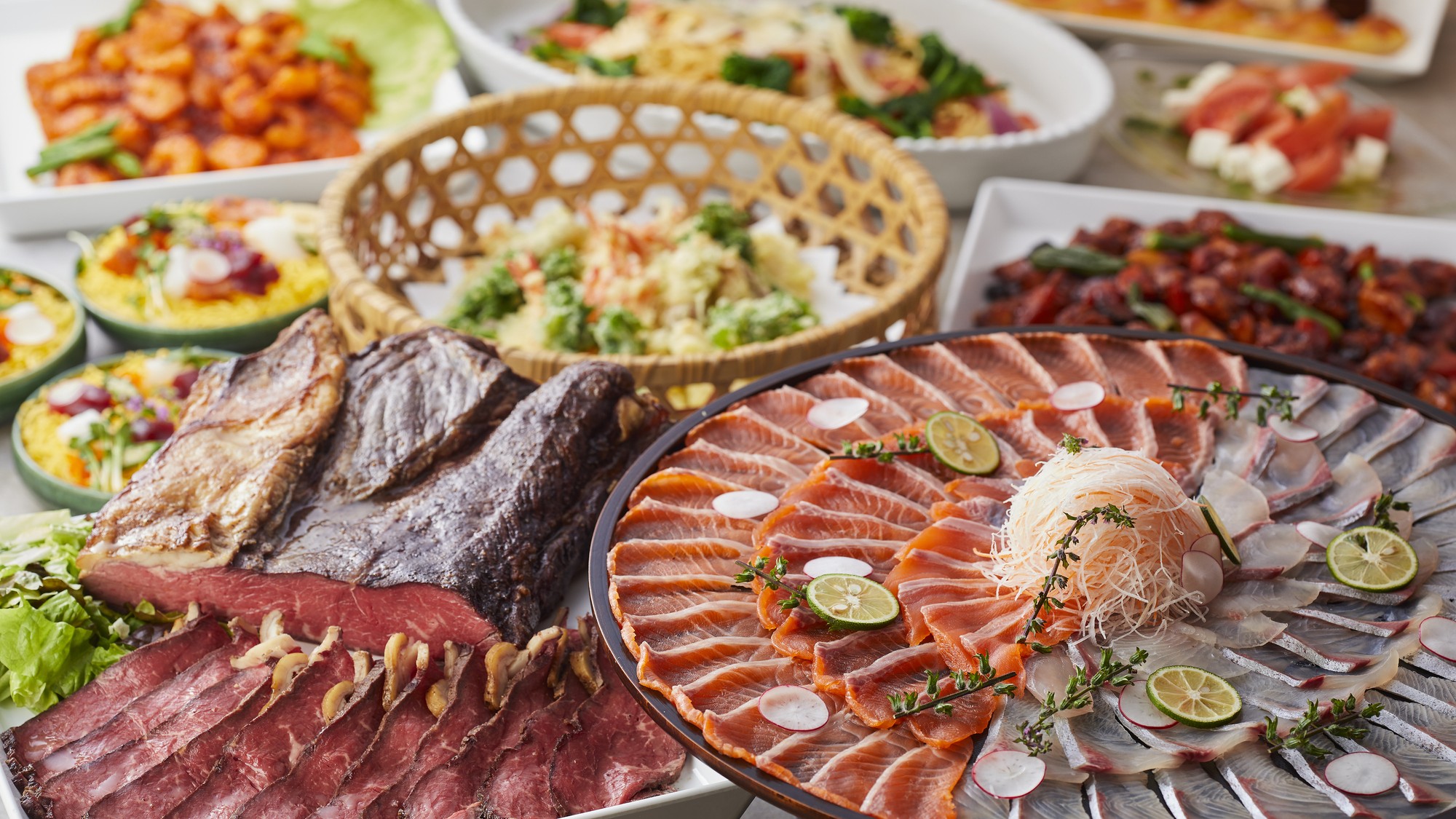 【夕食バイキングプラン】