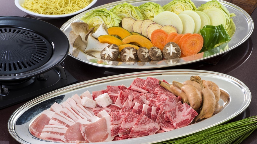 【バーベキュー】夏季限定！ 国産牛のBBQセット（一例）