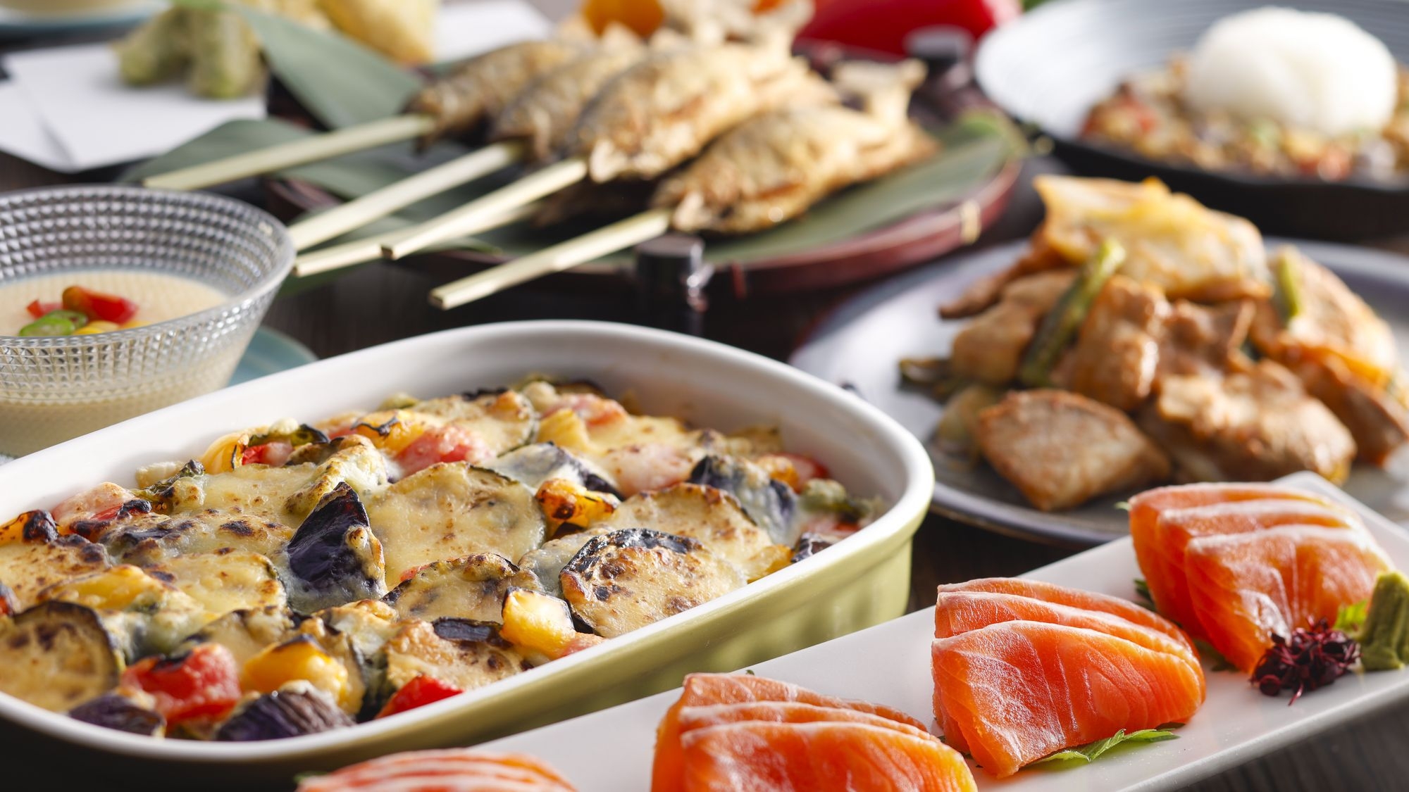 夕食時間は最終時間でのご案内【飲み放題付ビュッフェ】