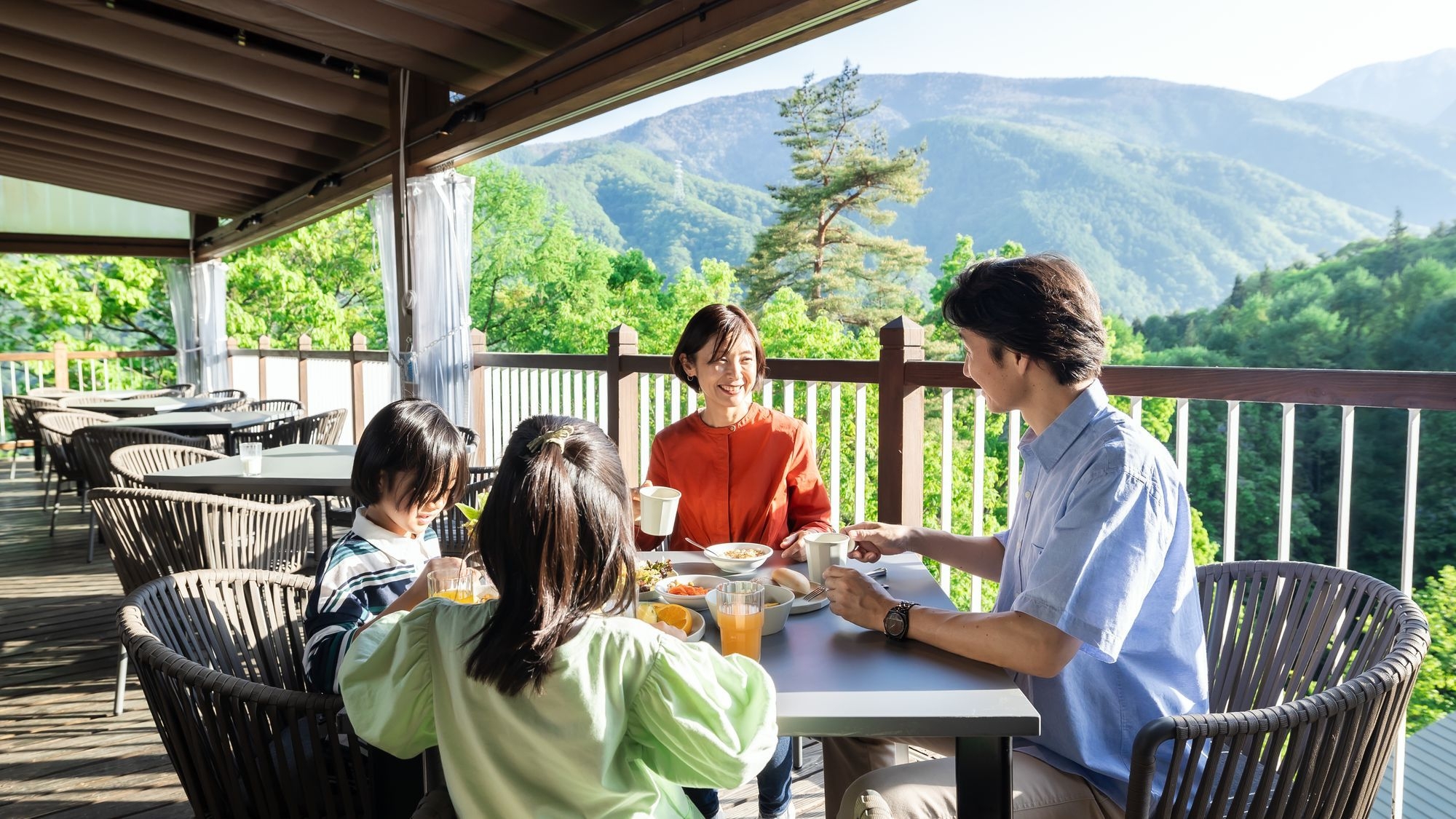 【1泊朝食付】北アルプス眺望レストランで美味しい朝食を