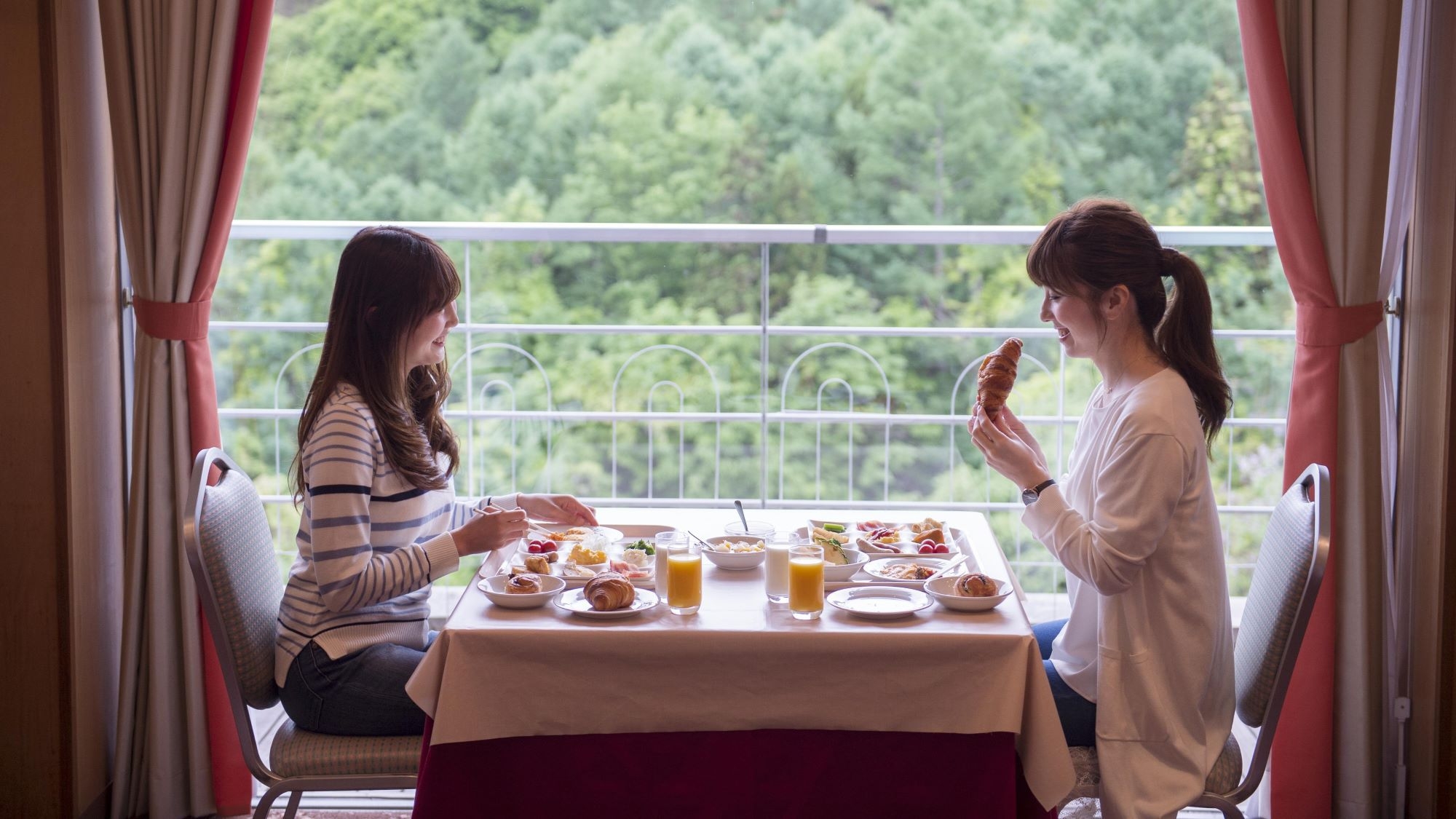≪朝食付きプラン≫北アルプス眺望レストランで美味しい朝食を