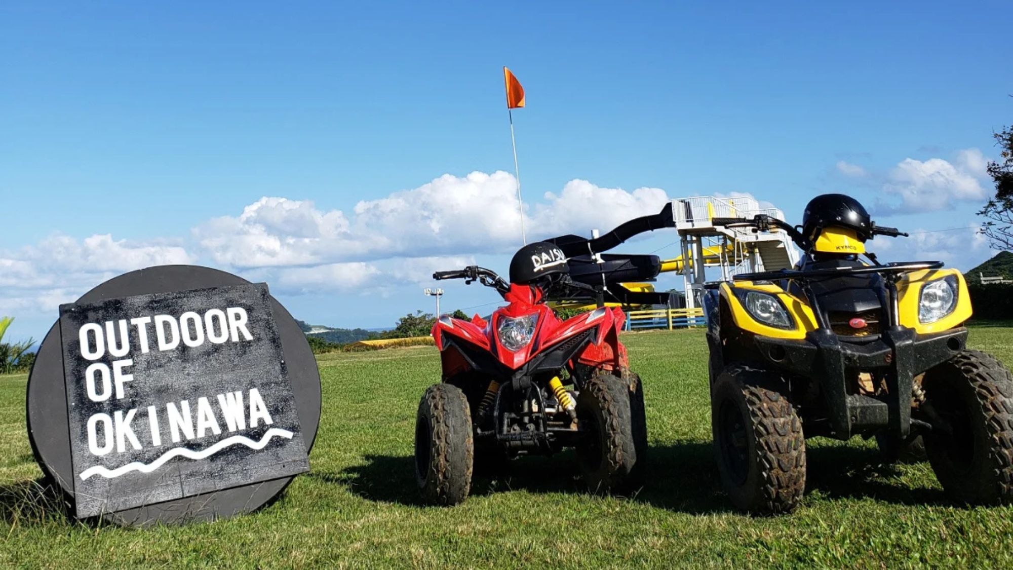 バギーを走り切った思い出に☆バギーと一緒に写真を撮ろう！