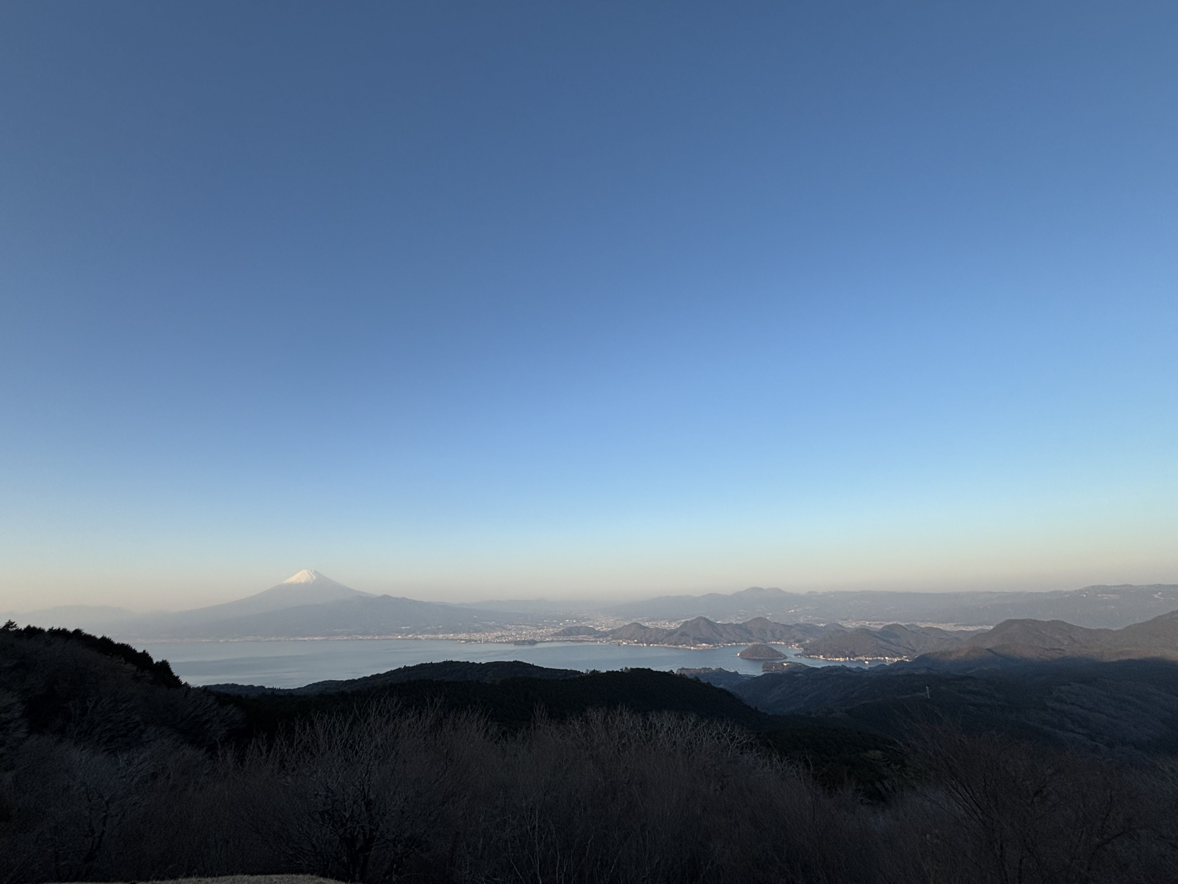 達磨山からのパノラマビュー