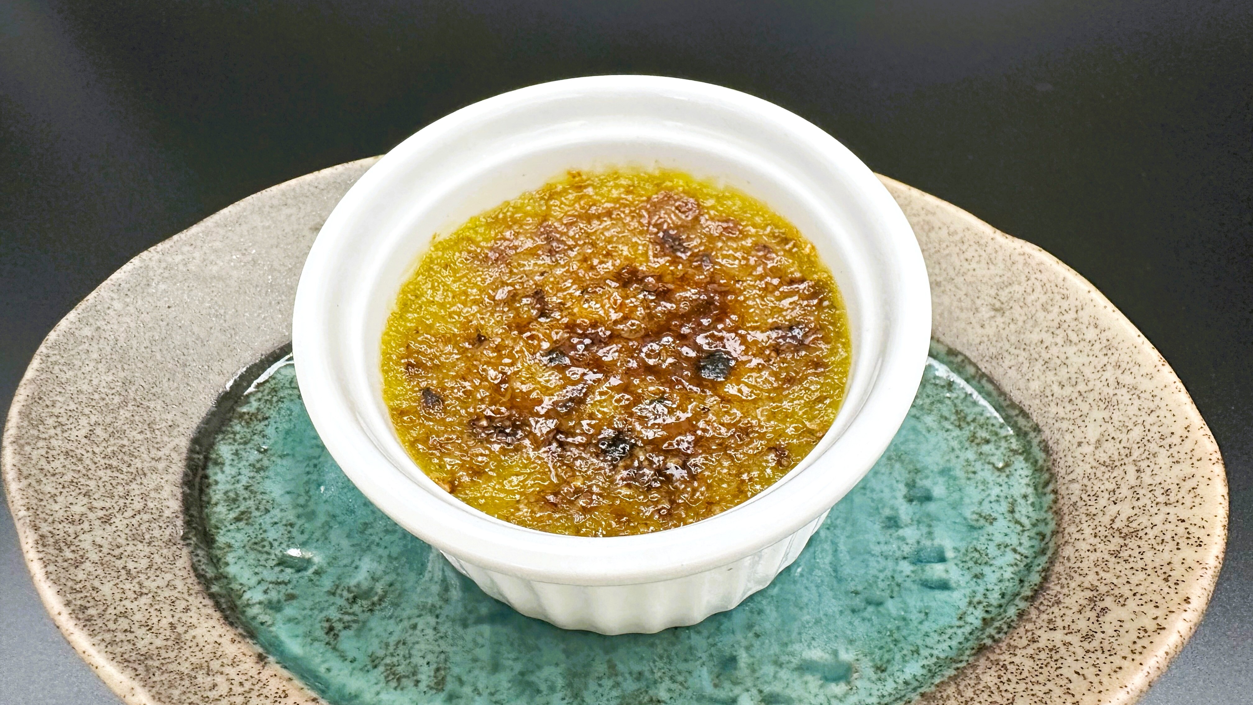 抹茶のクレームブリュレ