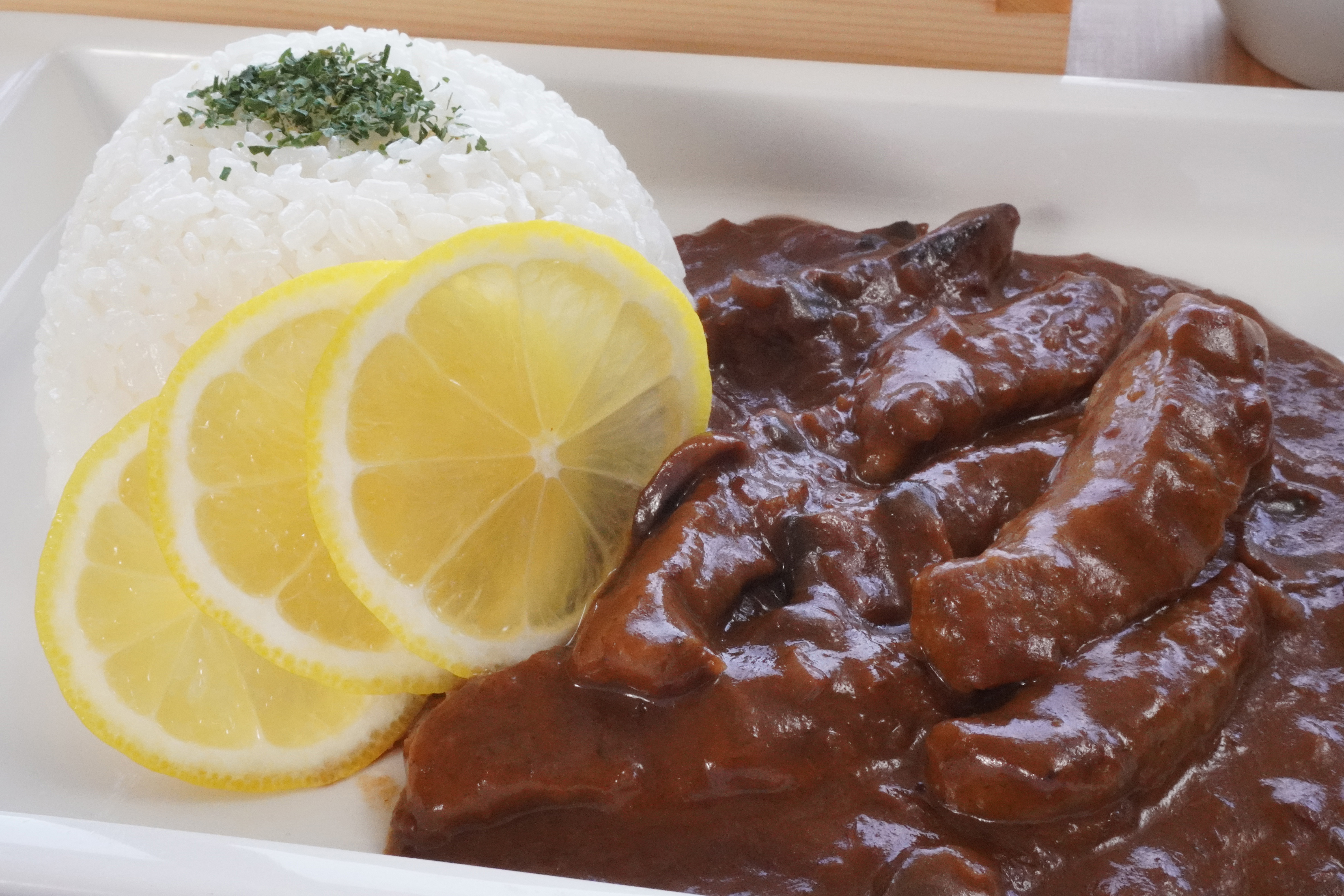 沼津産鹿肉のストロガノフ