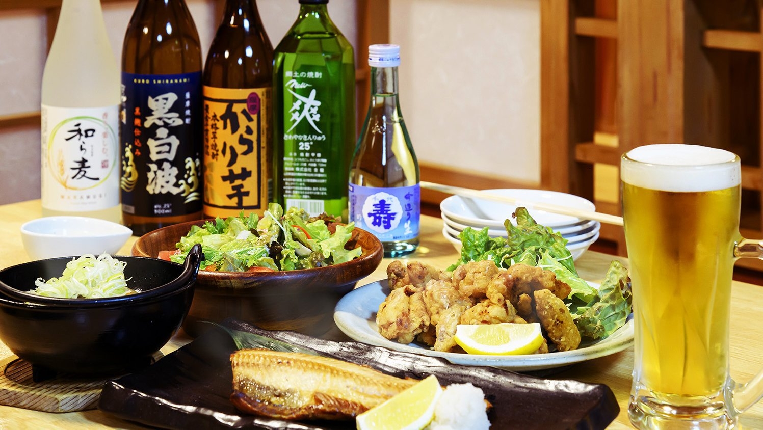 【夕食のお席確保＆朝食付】夕食は館内居酒屋「三味亭」で自由にお食事を楽しもう