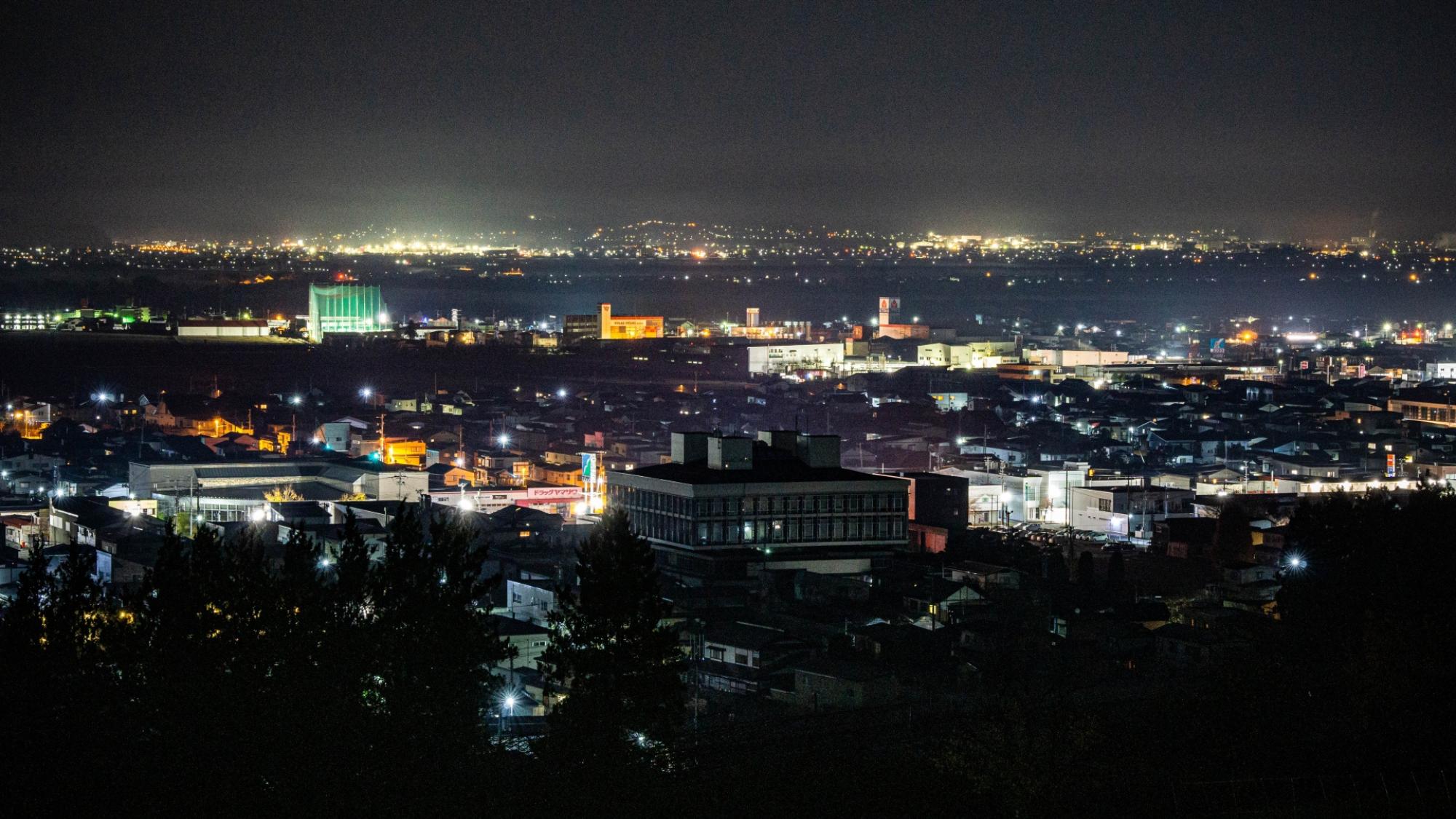 寒河江公園　夜景