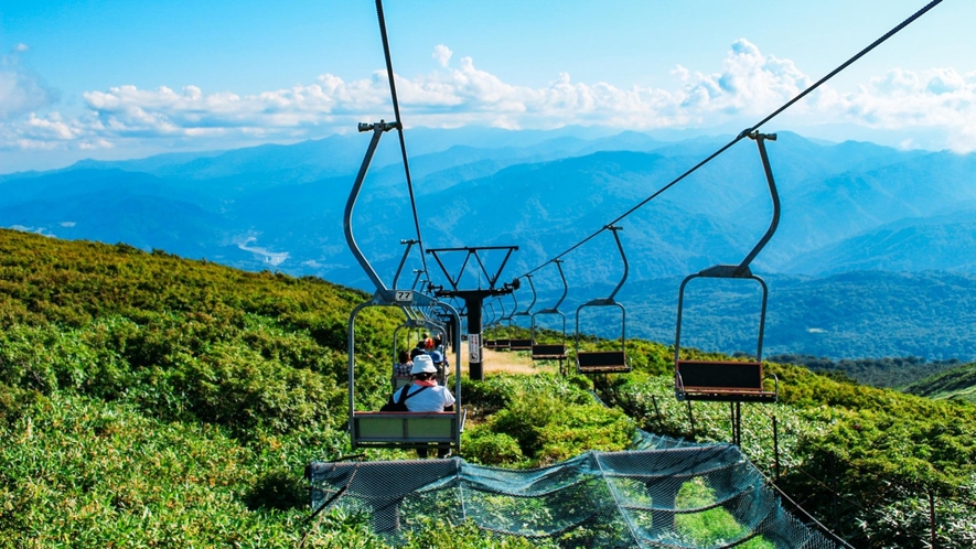 月山スキー場　春夏にも