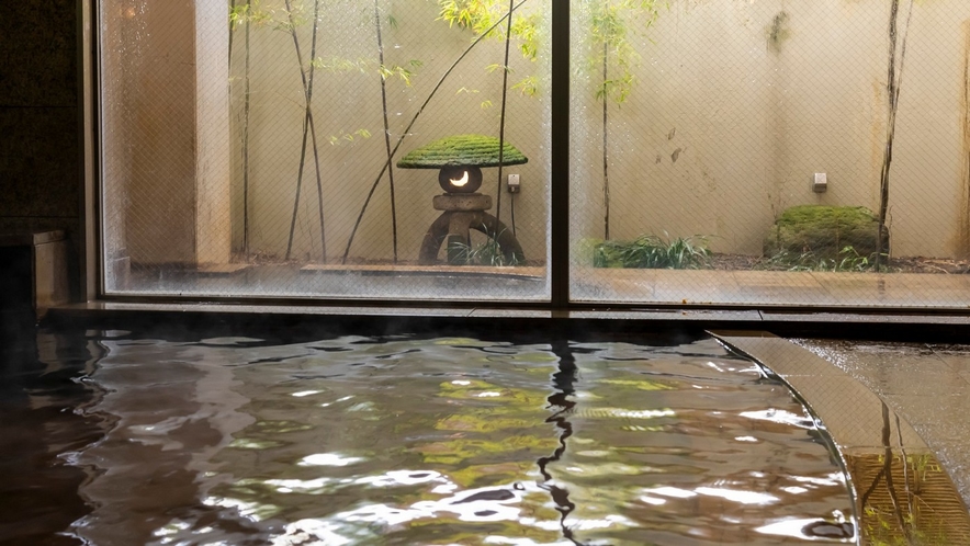 【大浴場】寒河江温泉は炭酸水素塩温泉で、「美人の湯」と呼ばれています。