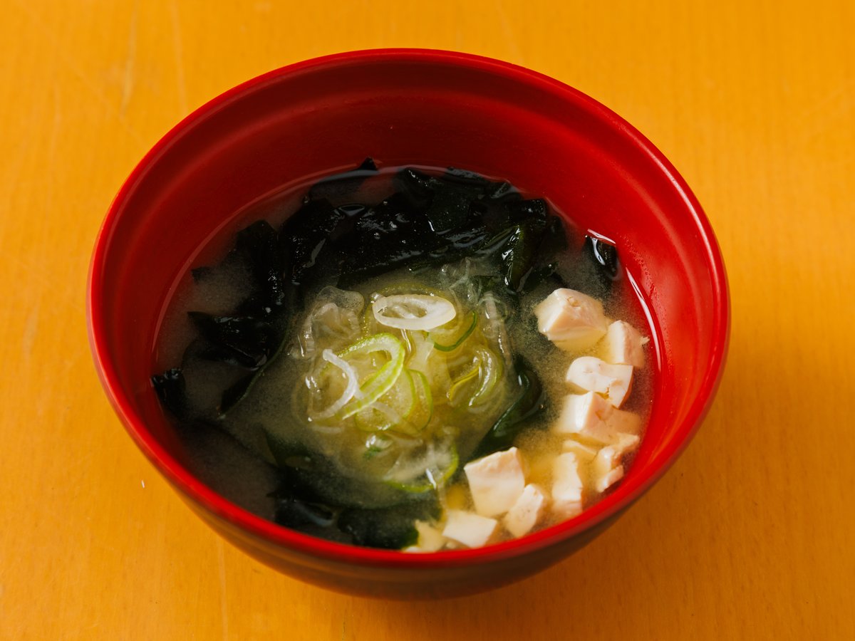 朝食(味噌汁)