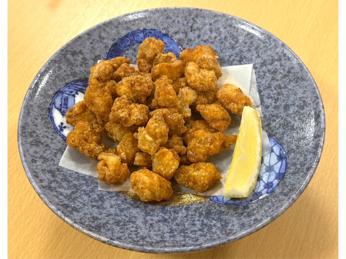 夕食(なんこつ唐揚げ)