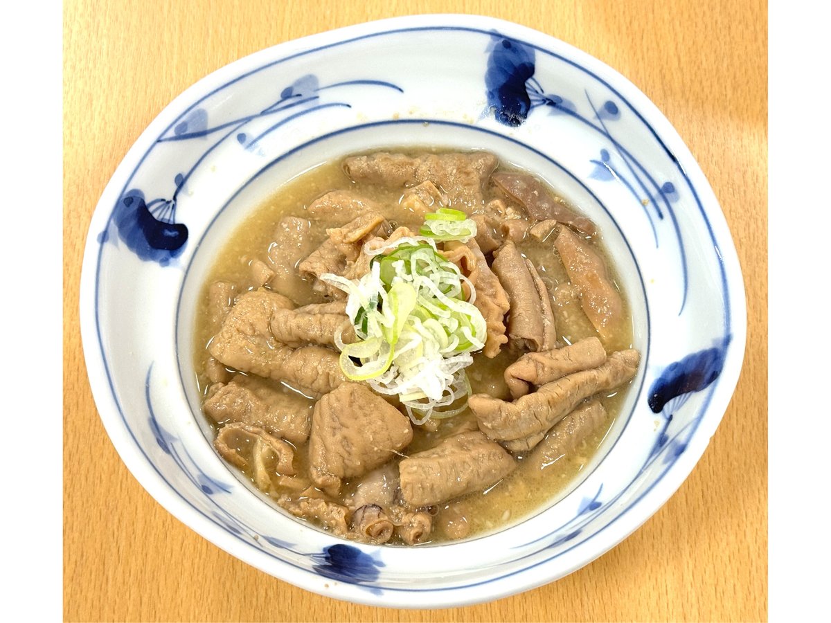 夕食(もつ煮込み)