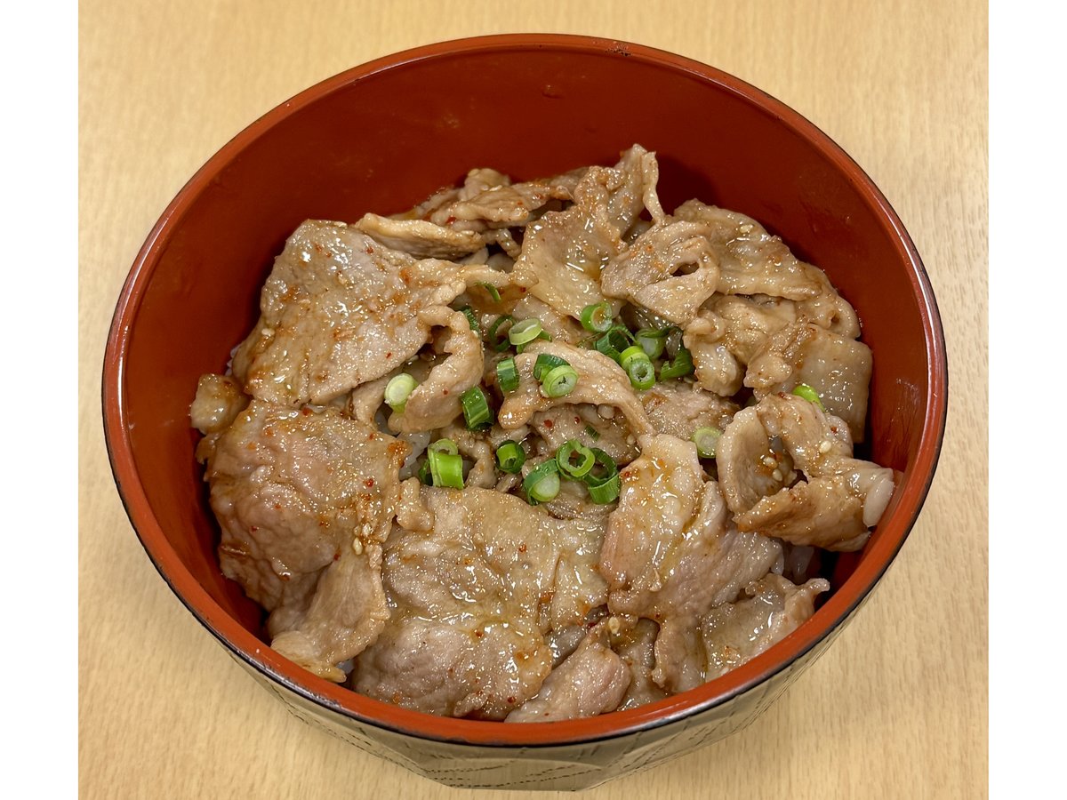 夕食(焼肉丼)