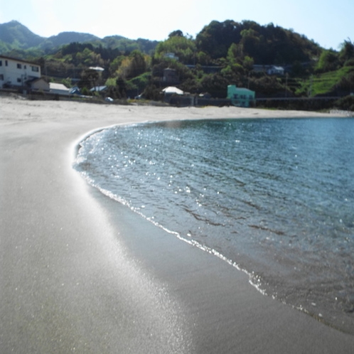 小土肥の砂浜