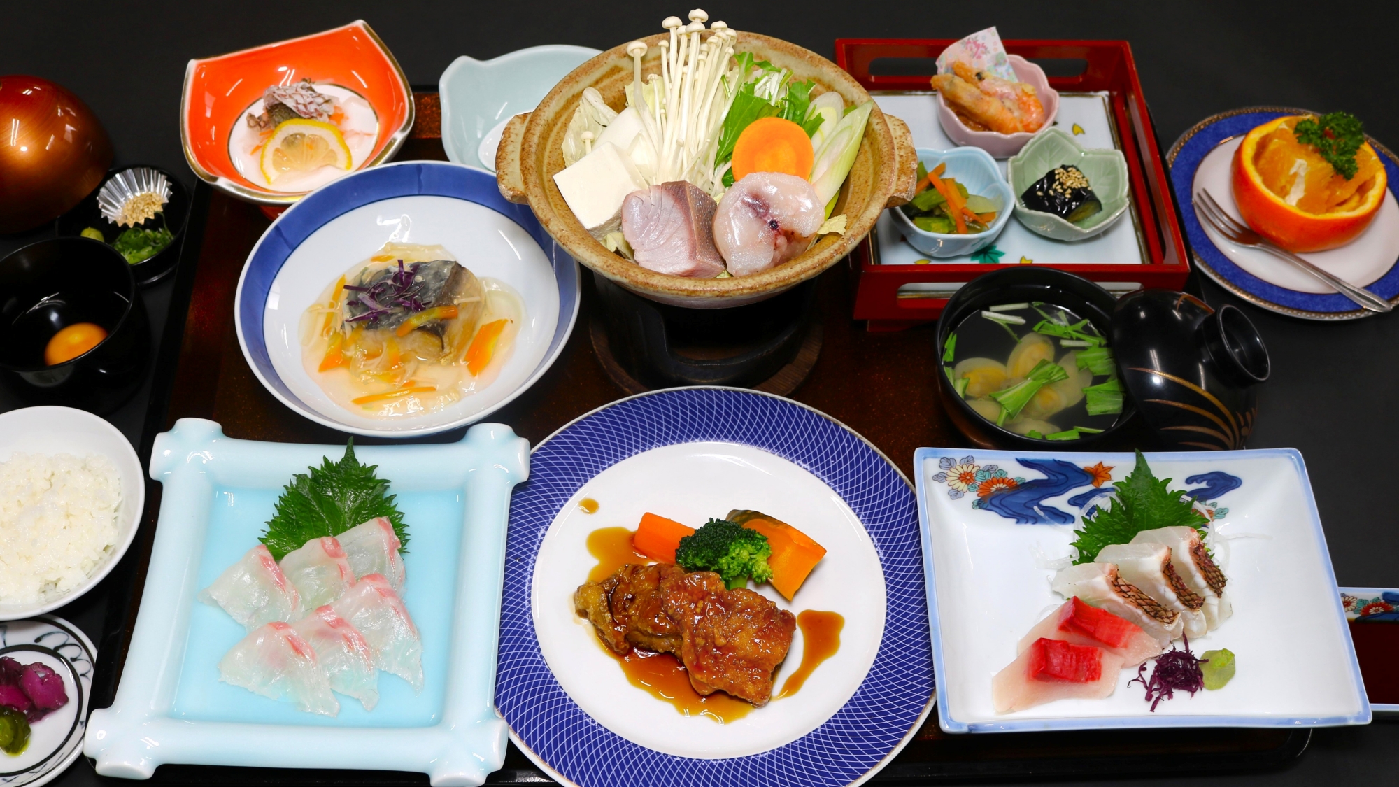 *【春会席】八幡浜の旬味がぎっしり詰まった期間限定の春会席料理をご賞味下さい。
