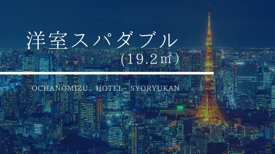 インシャワー、ボディーシャワー付のシャワーブースがある洋室