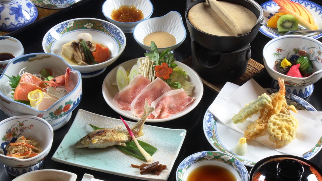『源泉』しゃぶしゃぶ！柔らかく旨みが増した上州麦豚をご賞味ください♪