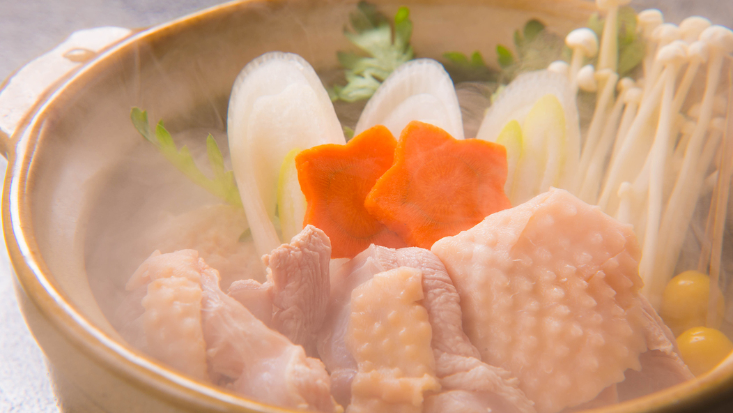 【川俣シャモ会席】＜塩焼き×出汁スープ×から揚げ＞福島を代表する「ブランド地鶏」を堪能！
