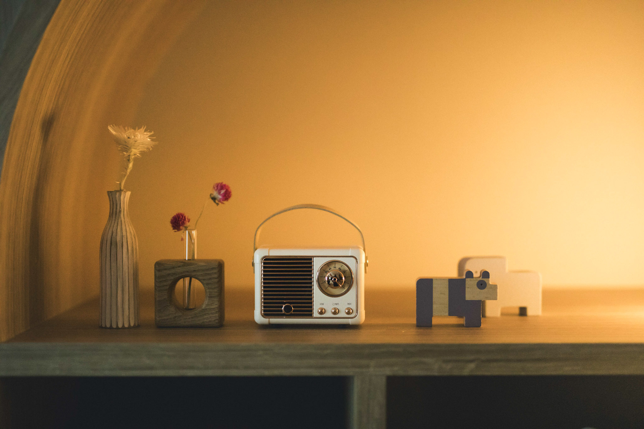 棚にはかわいらしいアイテムたち(デラックス結)