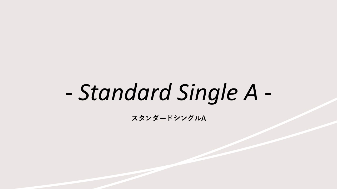 客室紹介(スタンダードシングルA)