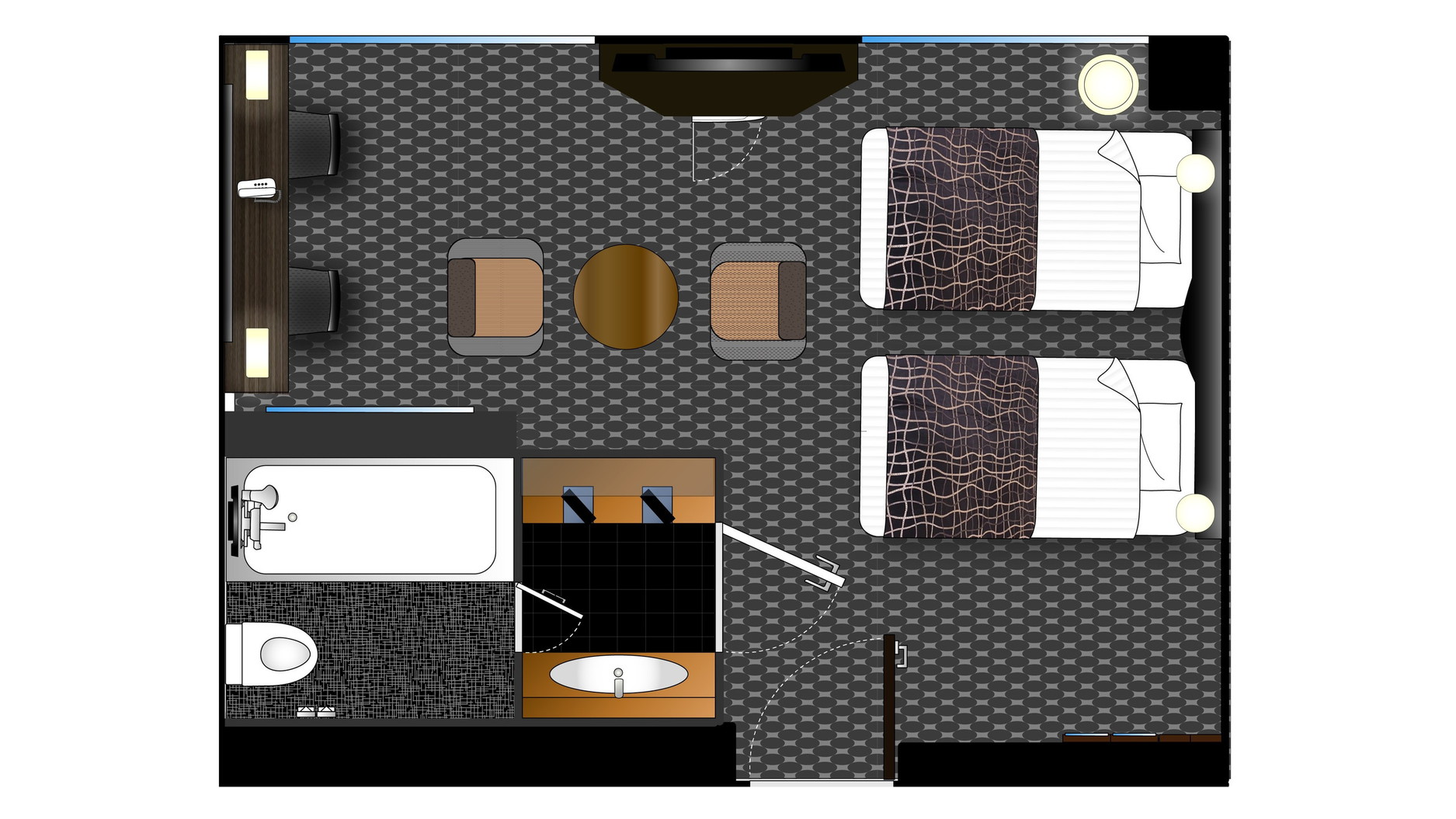 デラックスツインルーム(1011号室)