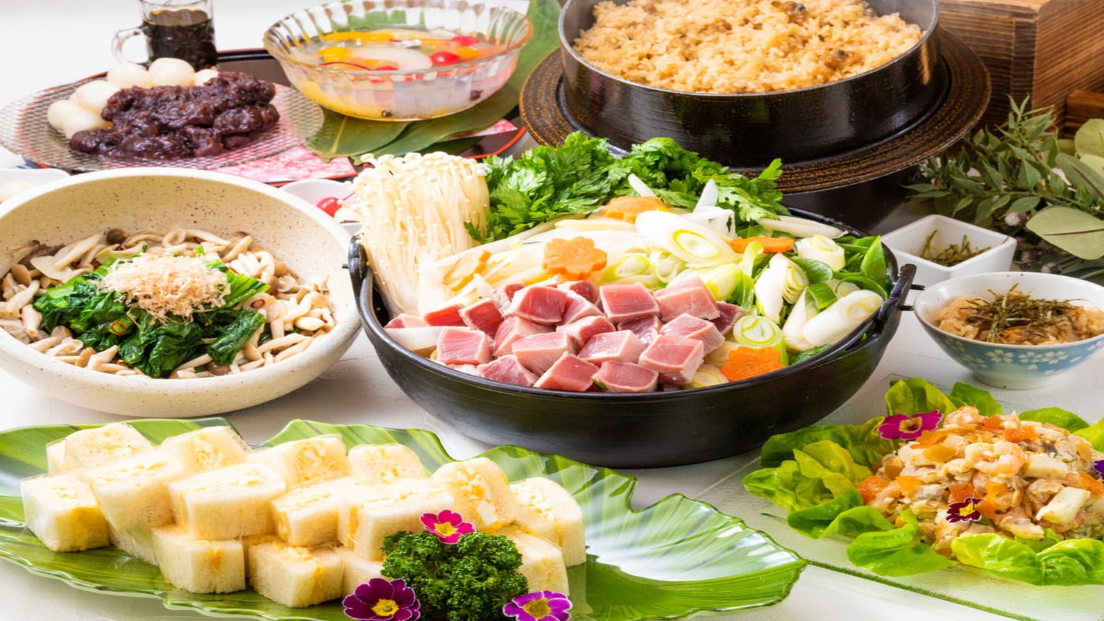 【期間限定　(1/1〜1/3)】お正月おせちブランチビュッフェプラン！！