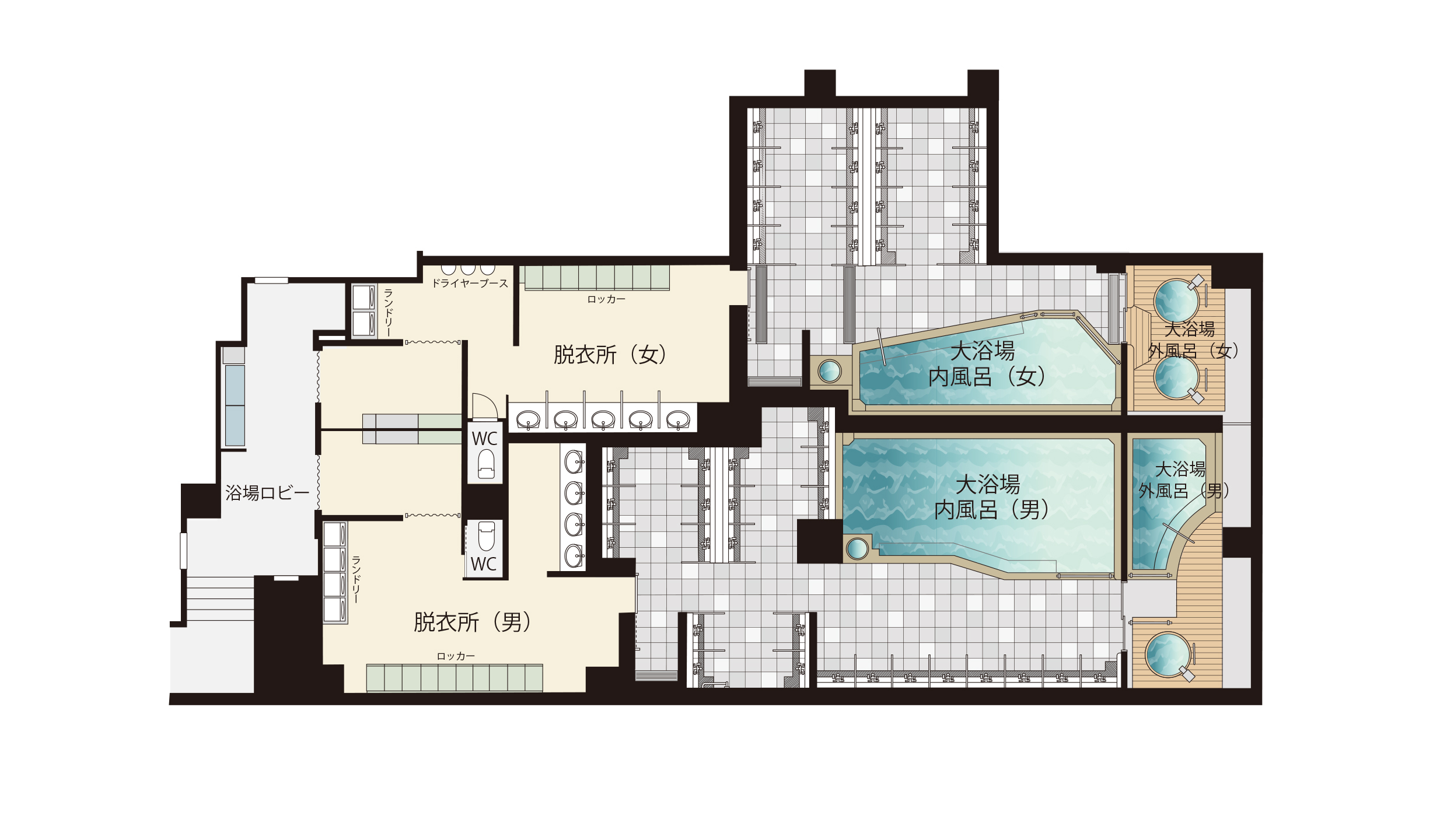 大浴殿（マップ）