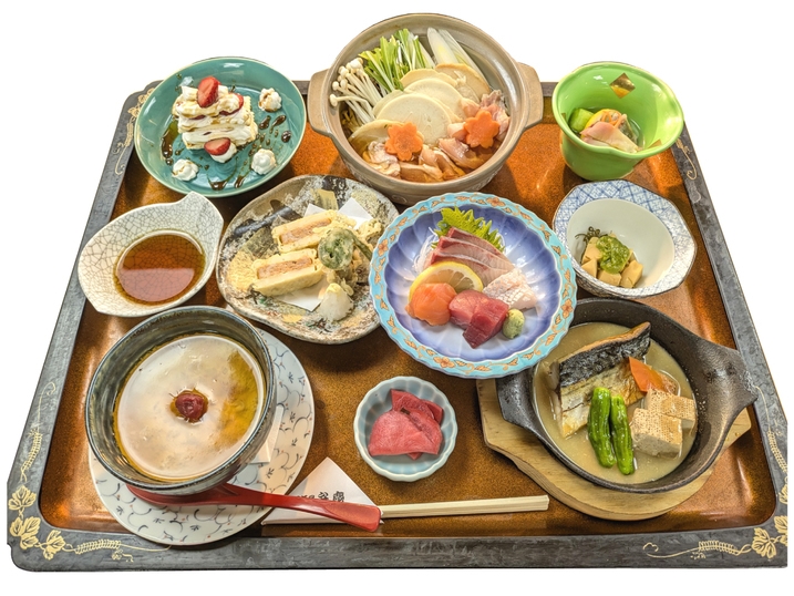 【２食付】郷土料理せんべい汁一人鍋と和定食♪天然温泉プラン