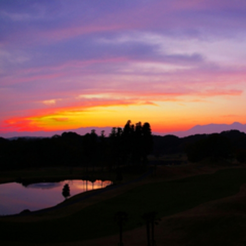 ■ゲストルームからの夕焼け