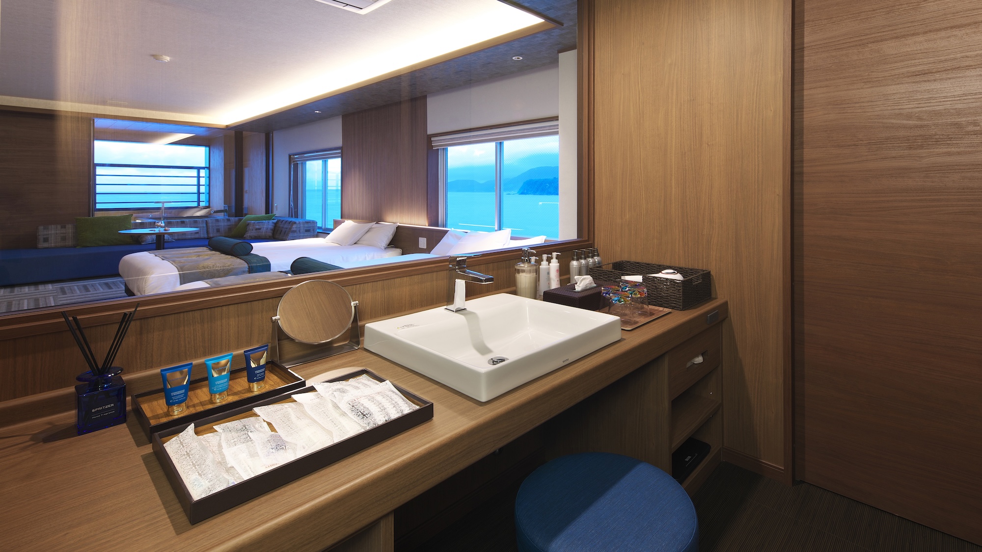 【オーシャンビュー】50平米露天風呂付特別室【～蒼～Aoi】