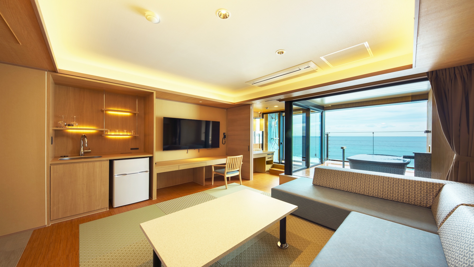 露天風呂付きエグゼクティブルームの客室