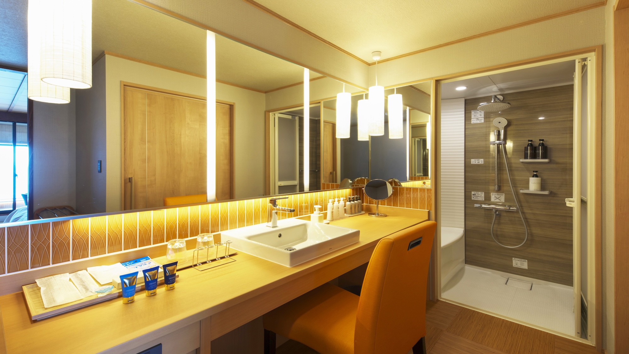 【オーシャンビュー】露天風呂付き和モダンベッドルーム34平米