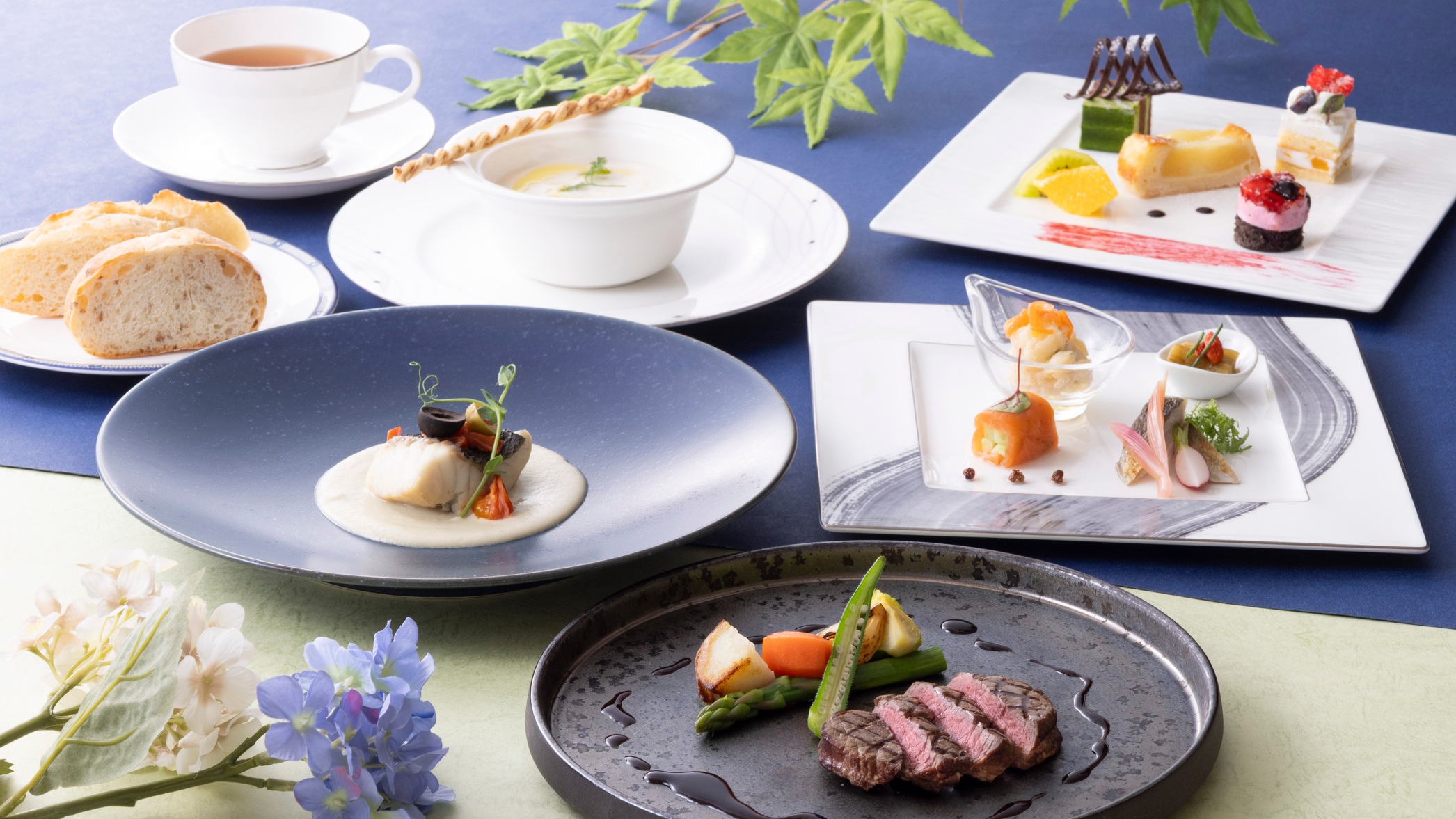 【２食付】〈プレミアムフロア〉フレンチレストラン 「お箸で召し上がるフレンチディナー」