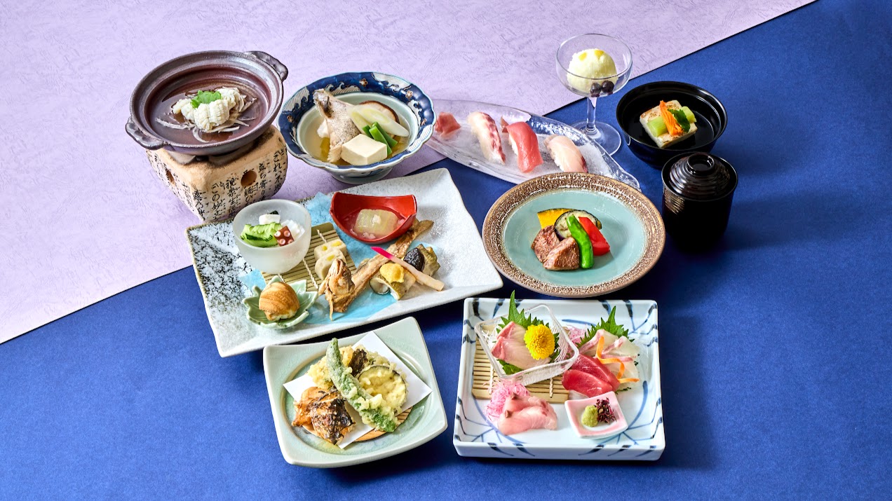 日本料理「音戸」季節の会席 　2024年7月，8月