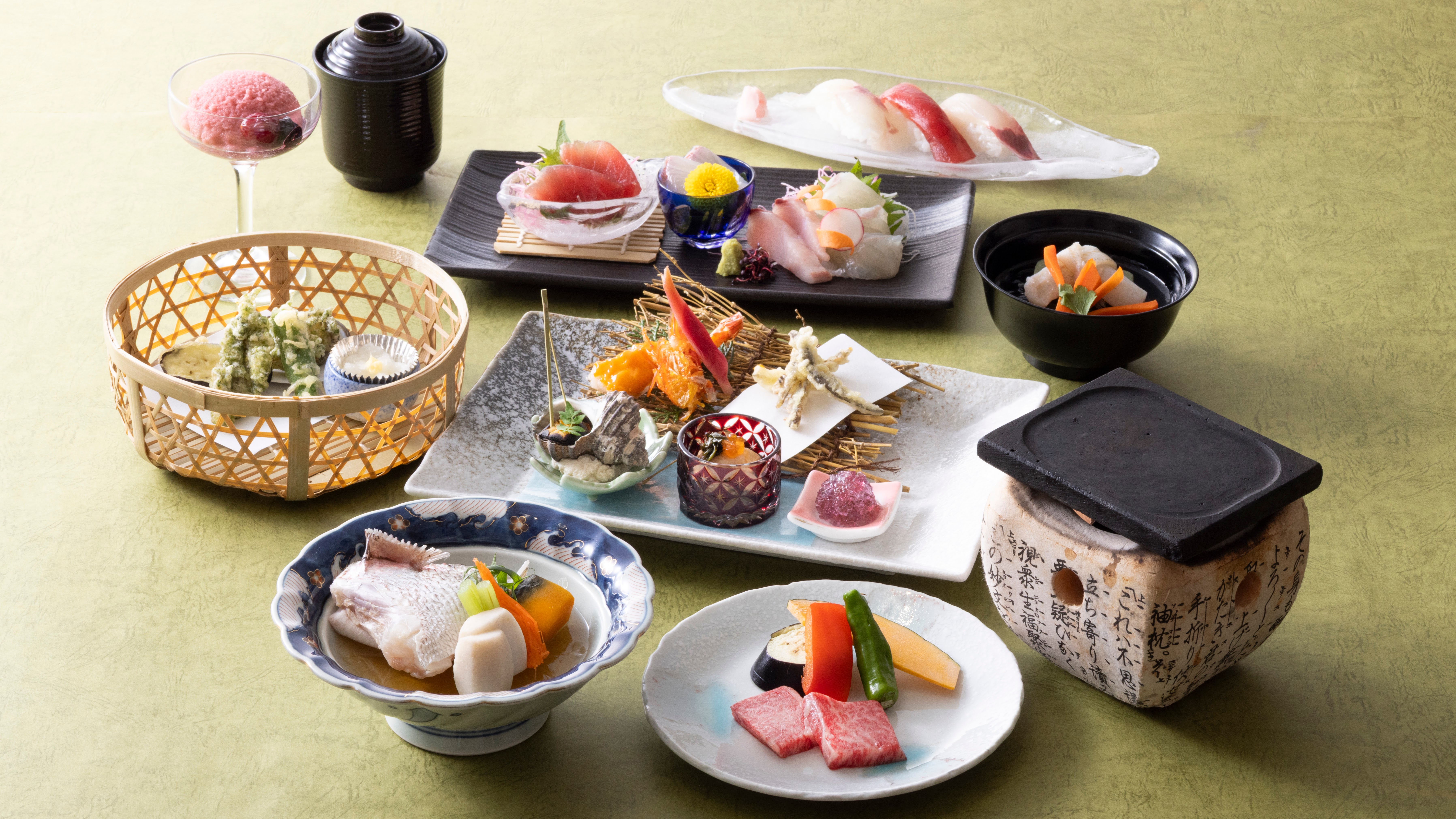日本料理「音戸」季節の会席 　2025年５月，６月