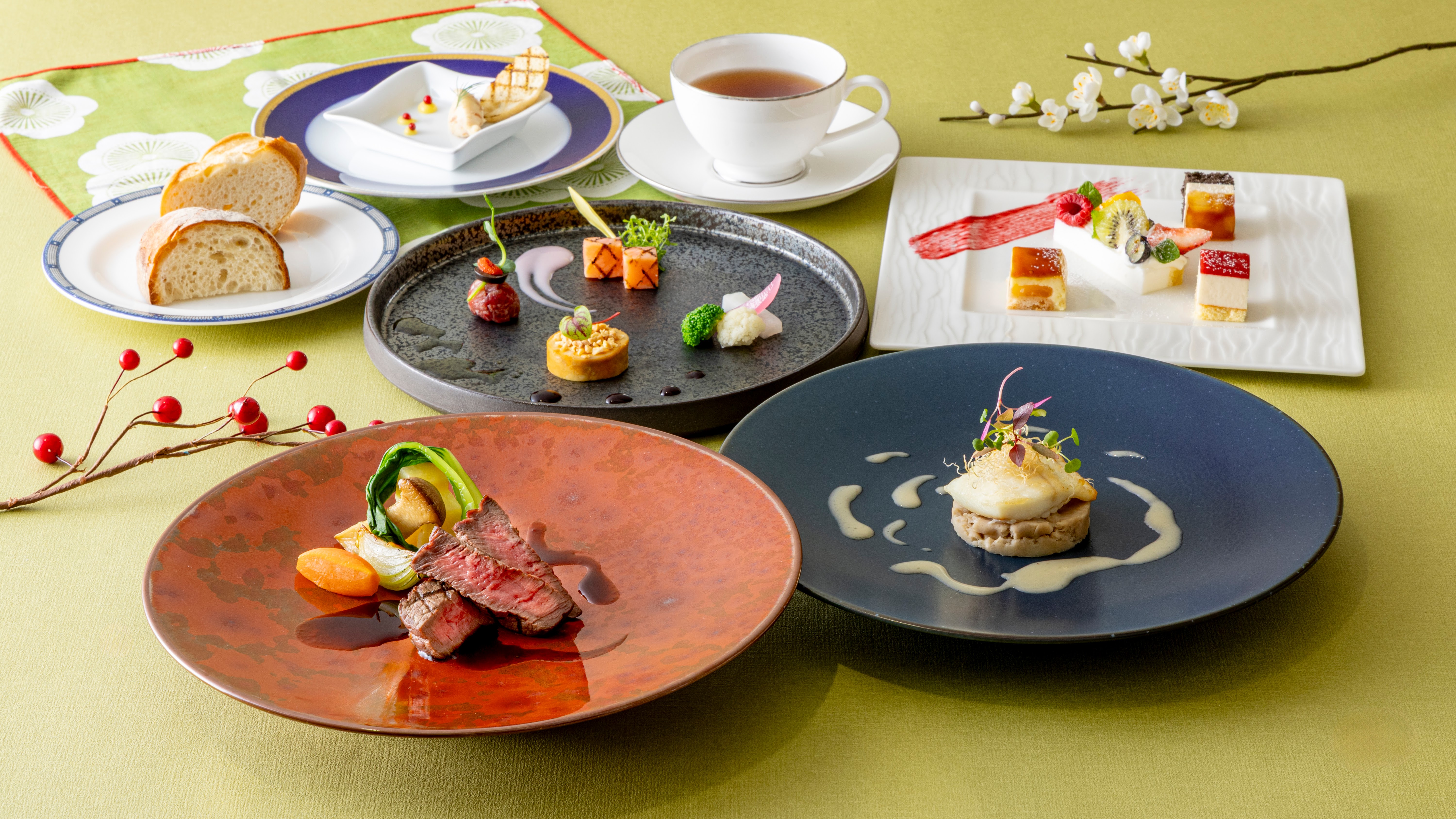 フレンチレストラン「ベッセ・ボワール」 お箸で召し上がるフレンチ　2026年1月，2月