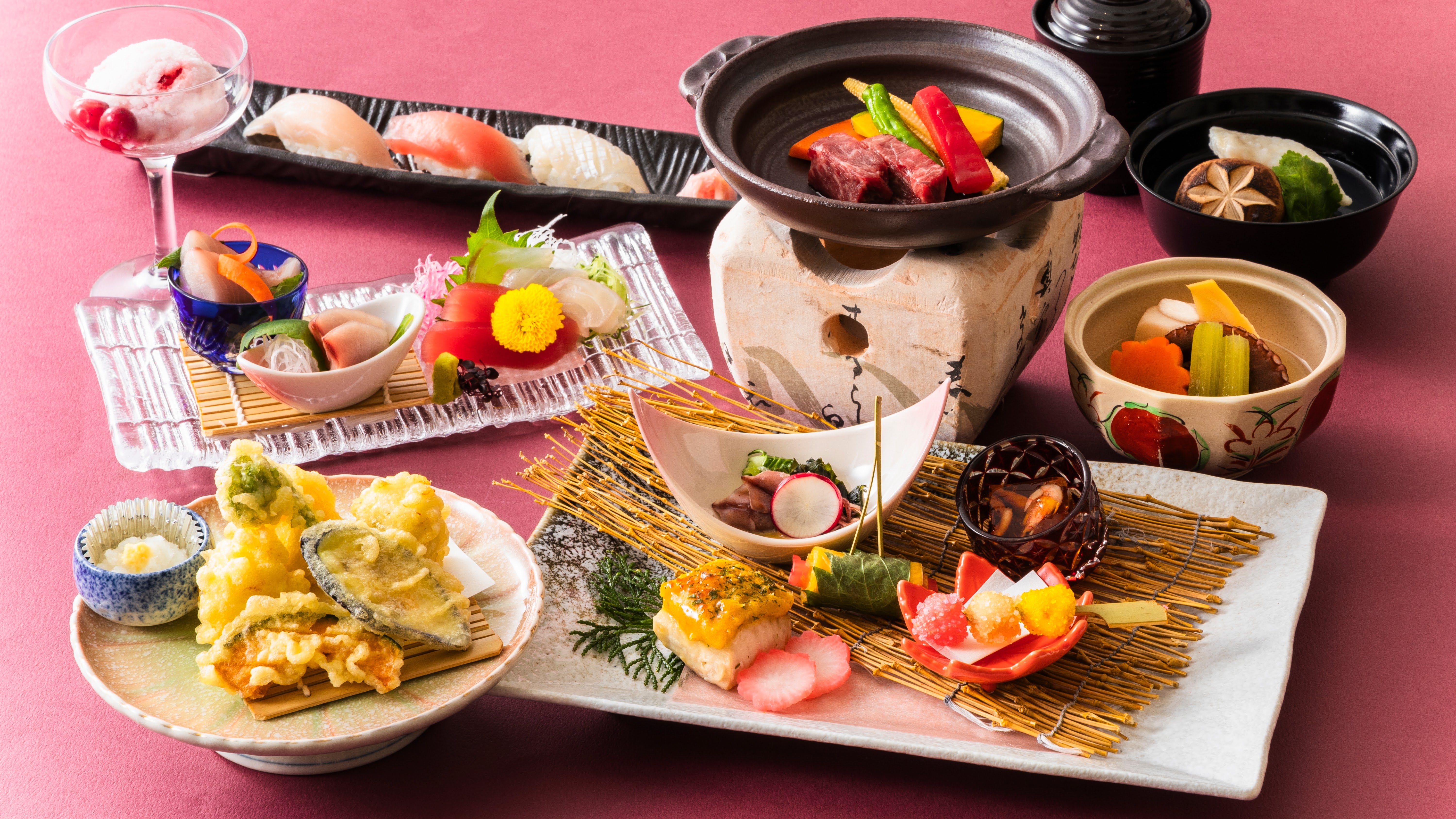 日本料理「音戸」季節の会席 　2026年3月，4月