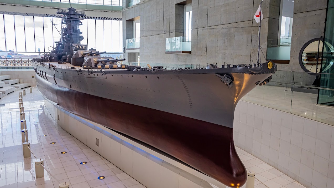 大和ミュージアム　徒歩約６分。2026年4月23日リニューアルオープン。