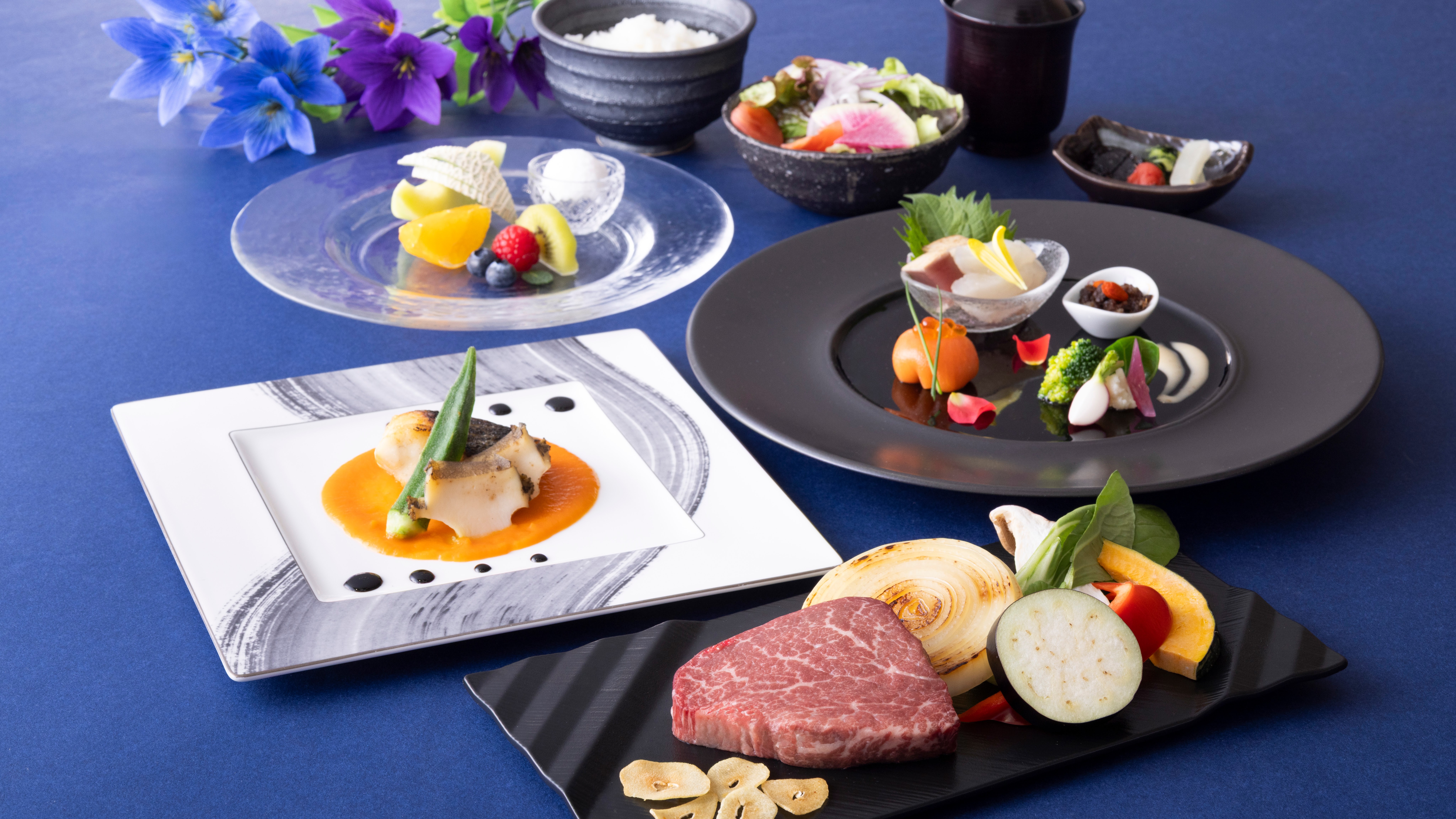 鉄板焼「古鷹」 黒毛和牛と季節替わりの鉄板焼　2025年５月，６月