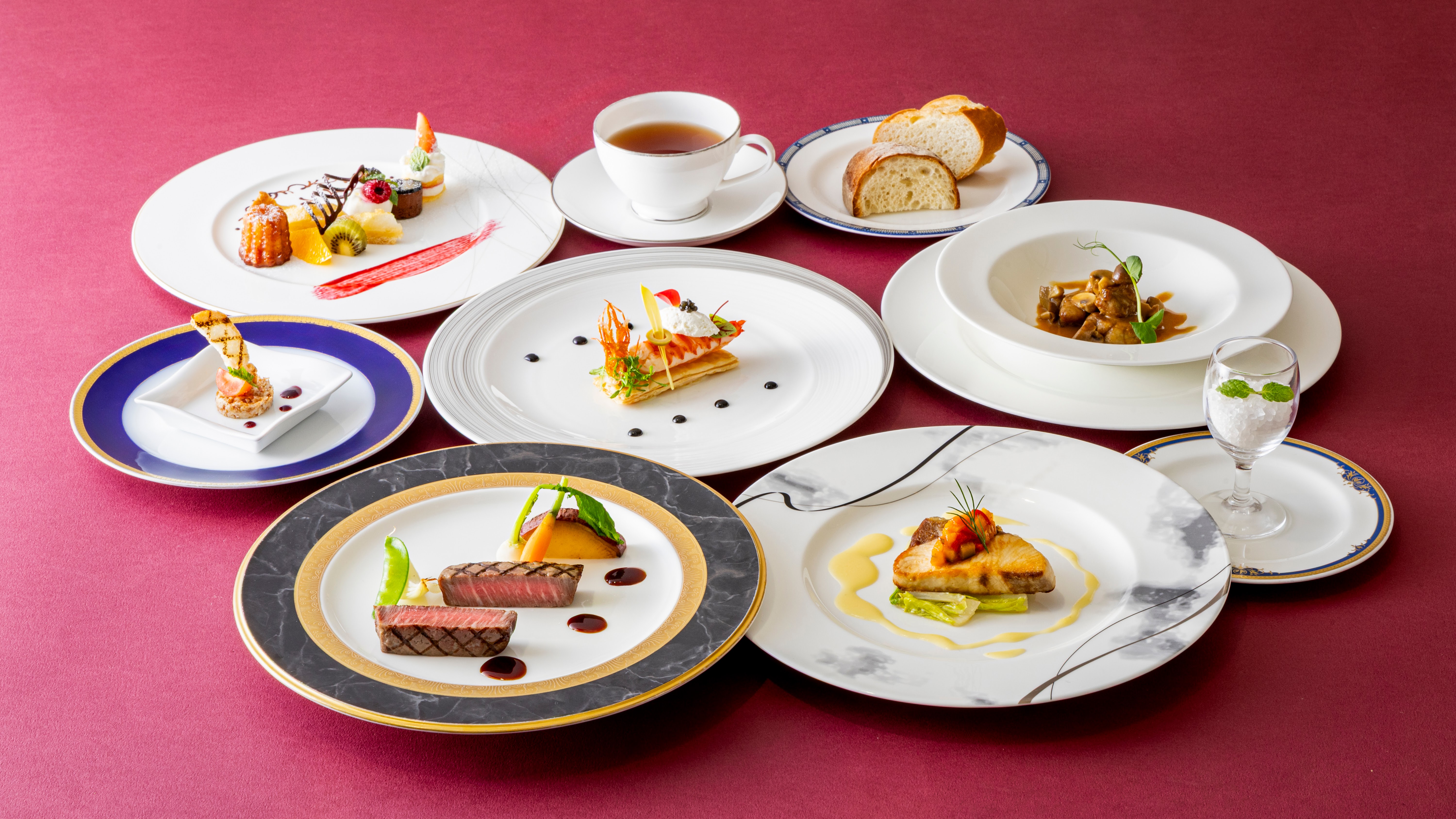 フレンチレストラン「ベッセ・ボワール」 フルコースディナー　2026年1月，2月