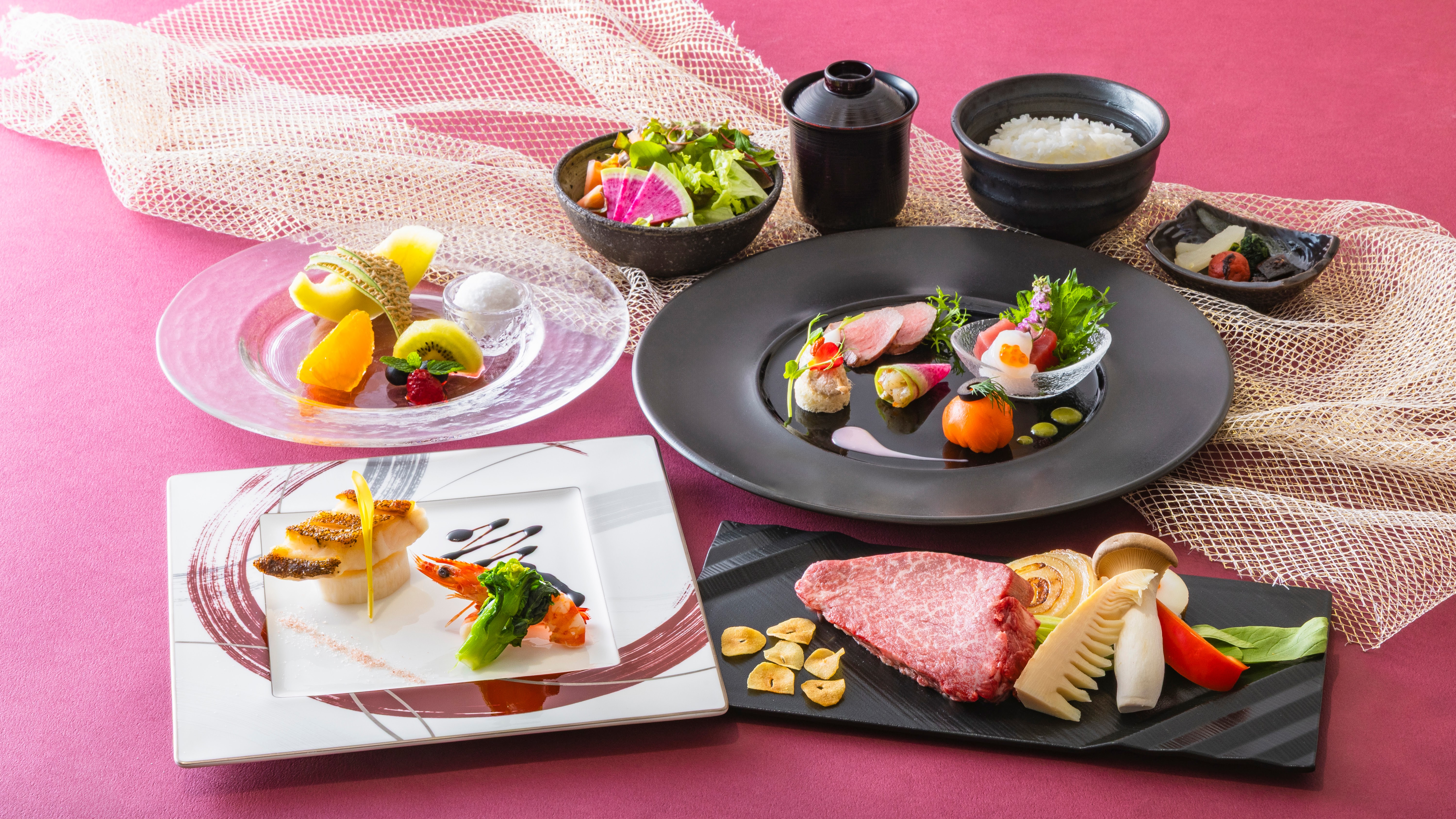 鉄板焼「古鷹」 黒毛和牛と季節替わりの鉄板焼　2026年3月，4月