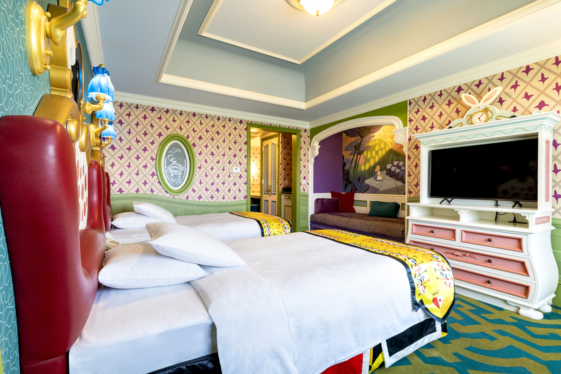 東京ディズニーランドホテル_ディズニーふしぎの国のアリスルーム②