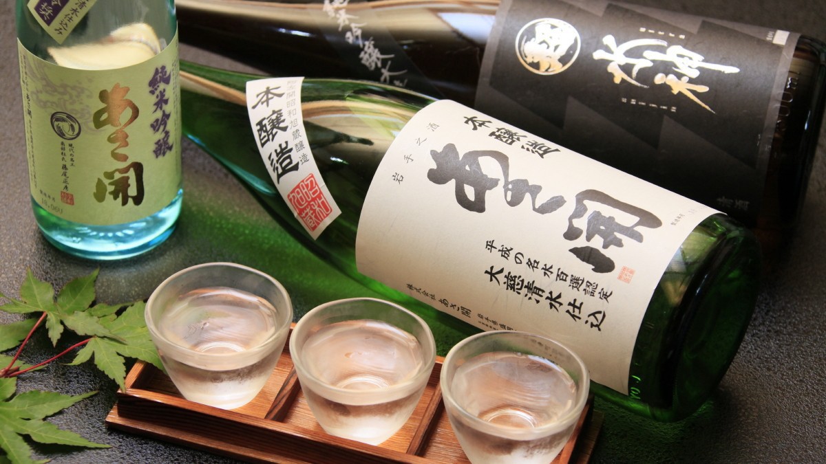 【お飲み物一例】「あさ開」夏の3種飲み比べ ※イメージ