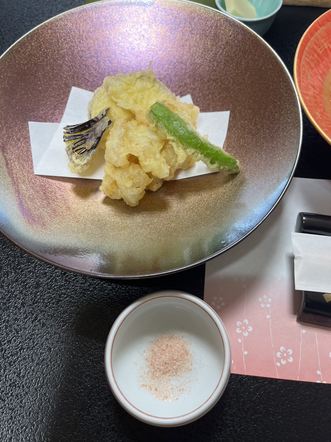 真珠貝の貝柱天ぷら