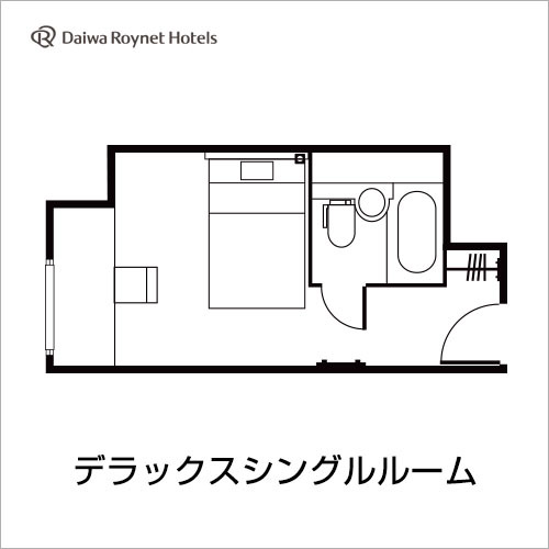 Deluxe single room_ floor plan