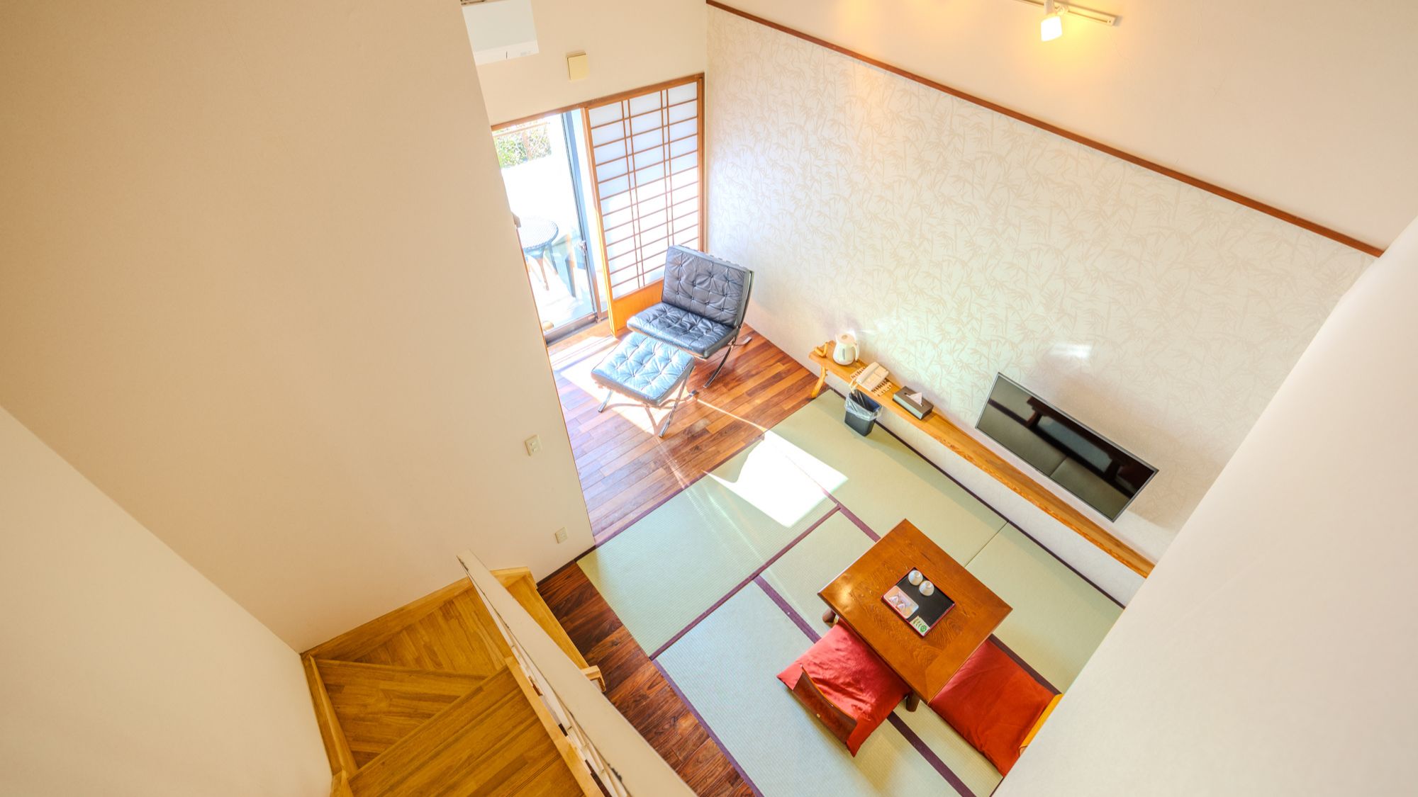 【別邸】露天風呂・ロフト付ツイン和室（一例）