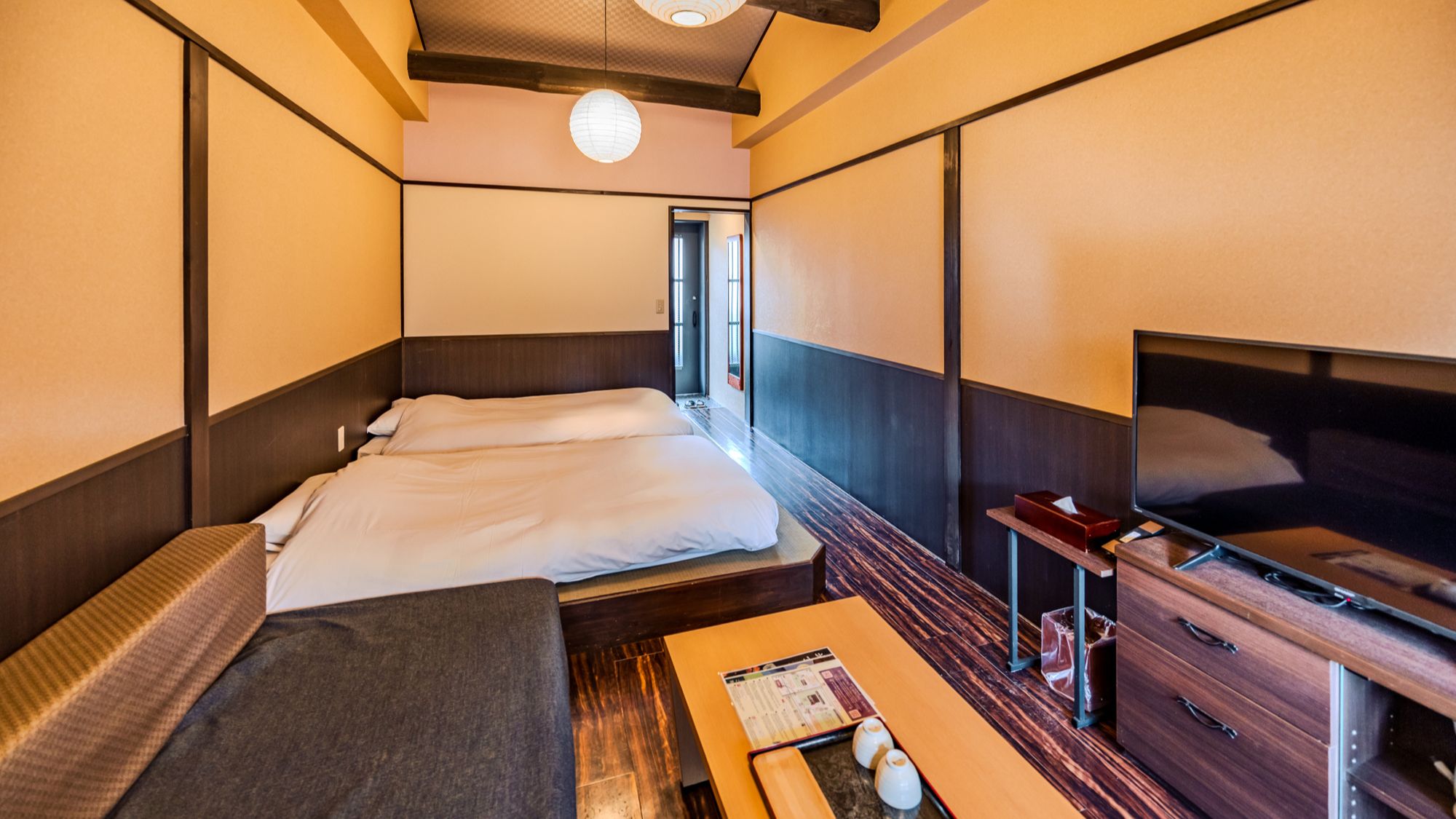 【本棟2F】露天風呂付モダン和室（一例）